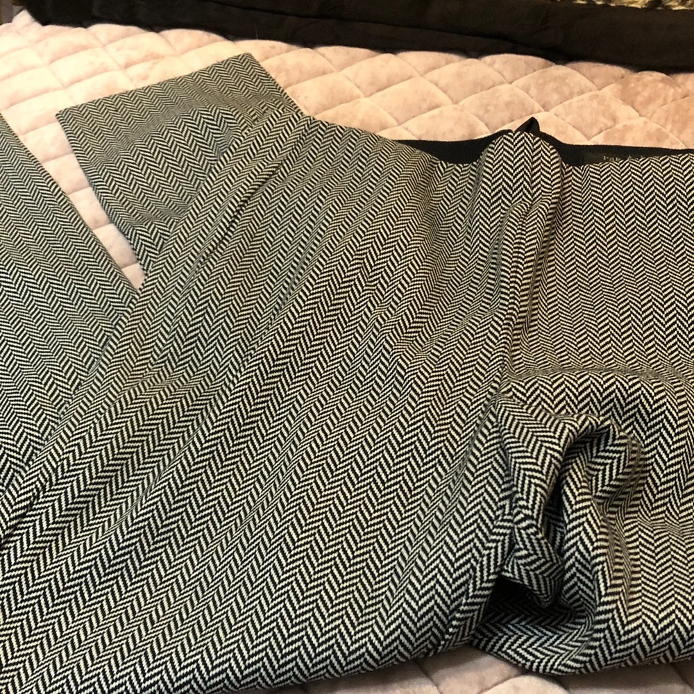 Final price🙏🏻Rag and bone Herringbone Patterned pants w/ back zipper